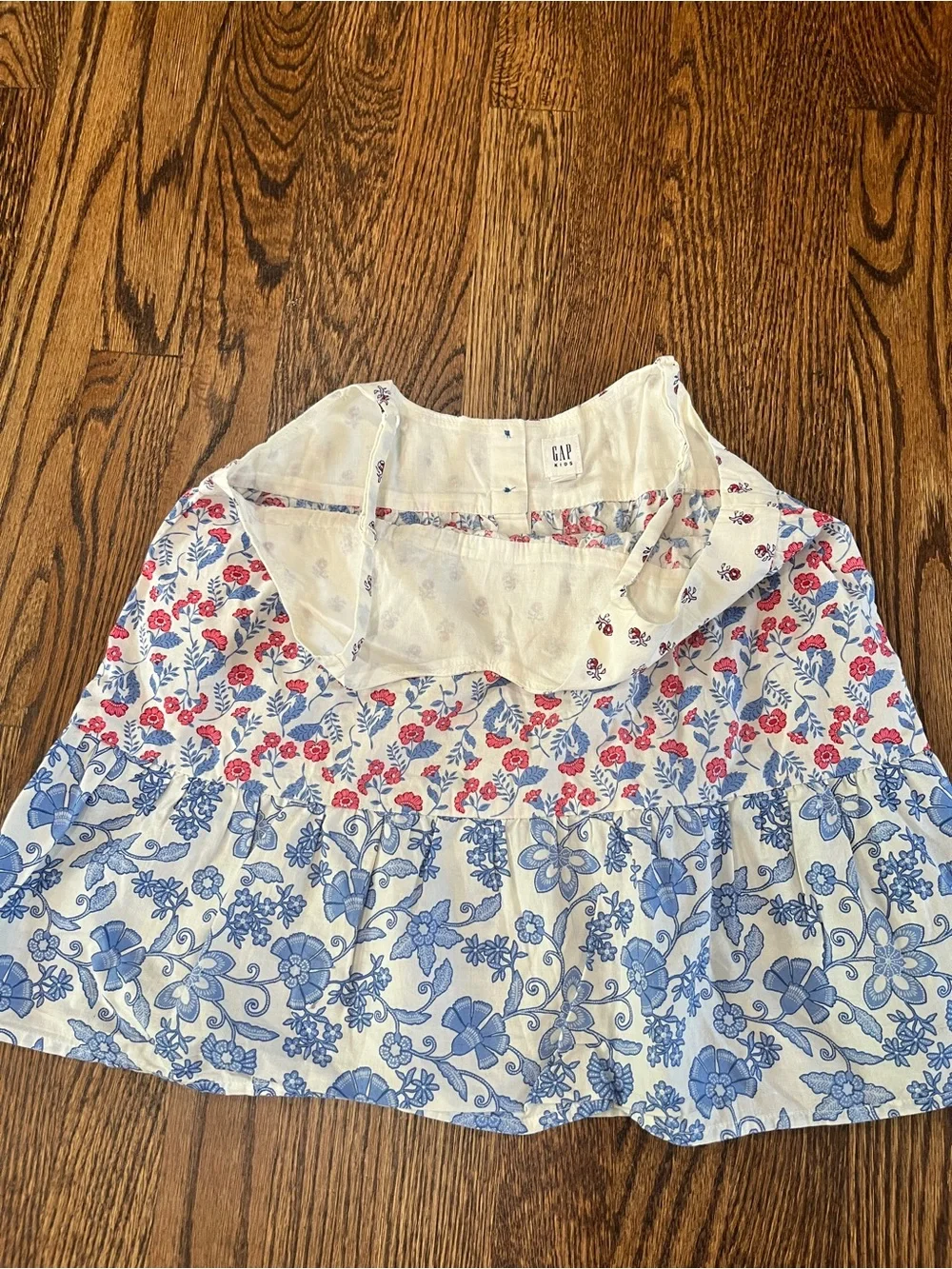 Gap Kids Girls Floral Tiered Cami Tank Top Size L (10) Boho Summer